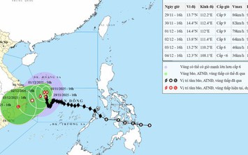 Áp thấp nhiệt đới dị thường đã tan trên biển, bão số 15 vẫn giật cấp 11