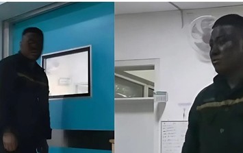 'Người cha đen nhẻm' chạy từ hầm mỏ đến bệnh viện chờ vợ sinh gây xúc động