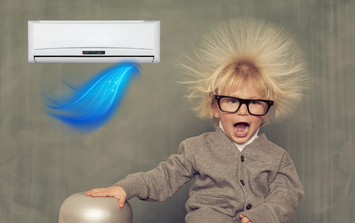 Cách tránh tình trạng dùng điều hòa đắp chăn lông bị giật điện