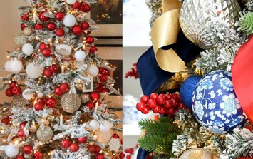 Những cách trang trí cây thông Noel dành cho phòng khách khiến nhà cửa ấm áp
