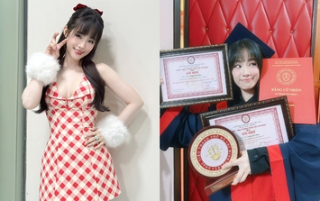 Nữ ca sĩ có bằng đại học ở tuổi 41 từng giảm 20kg để xinh đẹp