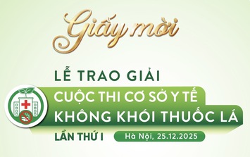 2 ngày nữa trao giải cuộc thi 'Cơ sở y tế không khói thuốc lá' lần thứ I