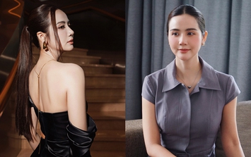 Nữ tổng tài phim 'Cách em 1 milimet' đời thực khoe lưng ong nuột nà, gợi cảm