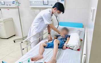 Bé 9 tuổi ở Phú Thọ bị vỡ lách độ III do tai nạn sinh hoạt trong gia đình