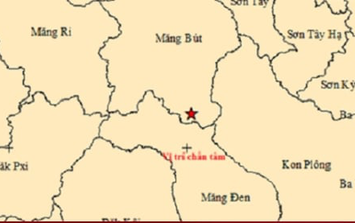 Xã miền núi Quảng Ngãi xảy ra động đất 3,3 độ Richter