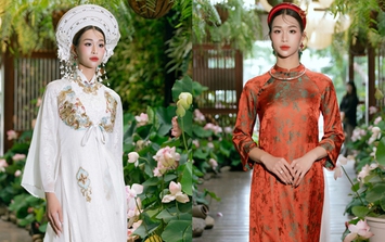 Ngắm nét nữ tính của á hậu chuyển giới trong show của NTK Cao Minh Tiến