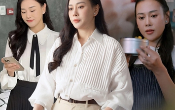 Phương Oanh thăng hạng phong cách, có cả loạt set đồ công sở đẹp mê trong phim mới