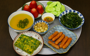 12 mâm cơm ngon cuối tuần, cả nhà quây quần thưởng thức trước giờ diễu binh A80