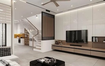 Những mẫu vách ngăn phòng khách và bếp độc đáo