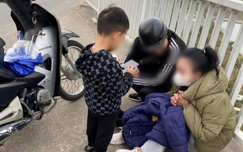 Hành động bất ngờ của người mẹ trẻ đưa con trai 4 tuổi lên cầu Bính định làm điều dại dột