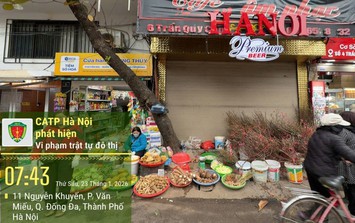 Hà Nội mỗi ngày: Xử lý 'phạt nguội' 226 trường hợp vi phạm trật tự đô thị trong một ngày