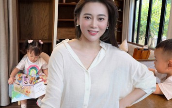 Phương Oanh gây chú ý khi khoe hình ảnh mới nhất của cặp song sinh hơn 2 tuổi