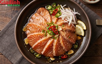 Mê mẩn món cá hồi ngâm tương béo mềm, đậm đà khó cưỡng