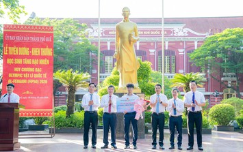 Thưởng 150 triệu đồng cho học sinh giành Huy chương Bạc Olympic Vật lý quốc tế