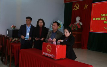 Các xã phía Bắc tỉnh Thái Nguyên diễn tập quy trình bầu cử