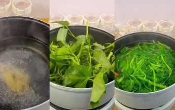 Sai lầm nghiệm trọng nhiều bà nội trợ mắc phải khi luộc rau vứt chất bổ