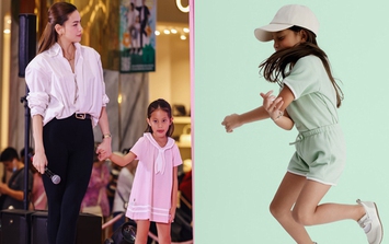 Đôi chân dài của Lisa - con gái Hồ Ngọc Hà gây chú ý