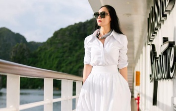 Quách Thu Phương thăng hạng với gu thời trang trung niên vạn người mê