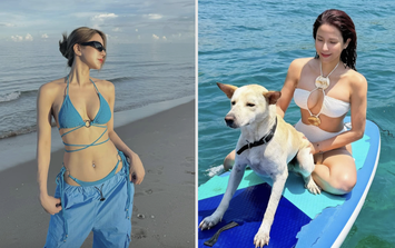 Tuổi 38, Diệp Lâm Anh diện bikini khoe vóc dáng 'mẹ hai con' khiến fan xuýt xoa