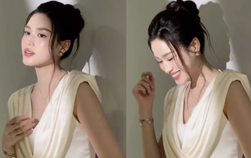 Hoa hậu Đỗ Thị Hà tăng 5kg vẫn gây bão với visual trong trẻo