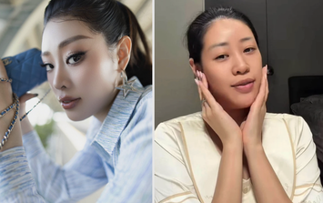 Mặt mộc gây ngỡ ngàng của Hoa hậu Khánh Vân ở tuổi 31