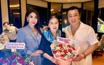 Mẹ ruột Lý Hùng tuổi xế chiều đón sinh nhật bình yên, ấm áp bên con cháu