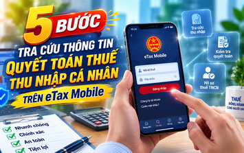 5 bước tra cứu thông tin quyết toán thuế thu nhập cá nhân trên eTax Mobile