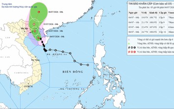 Thông tin mới nhất về bão số 1: Cách Móng Cái 210km, Đông Bắc Bộ và Thanh Hóa mưa rất lớn