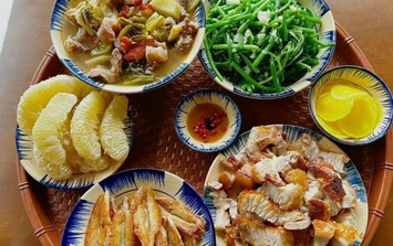 6 mâm cơm gia đình đủ vị, của mẹ đảm 'đi làm về muộn vẫn cố nấu cơm nhà'