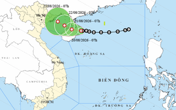 Áp thấp nhiệt đới giật cấp 8 trên Biển Đông, cuối tuần miền Bắc lại có mưa lớn?