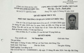 Hưng Yên: Truy nã đối tượng trộm cắp, bỏ trốn trong thời gian điều trị ở bệnh viện tâm thần