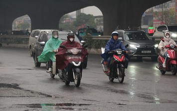 Không khí lạnh đang tràn xuống gây mưa dông, miền Bắc xuất hiện rét đậm rét hại khi nào?
