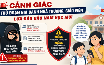 Thông tin quan trọng: Cha mẹ học sinh cần nắm rõ điều này để tránh bị lừa đảo đầu năm học mới
