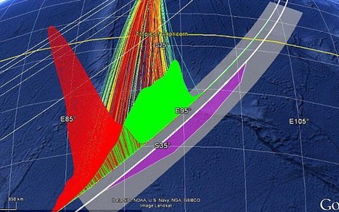 Sự thay đổi hình dạng những đám mây có thể chỉ ra vị trí MH370