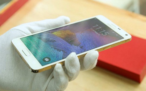 Samsung Galaxy Note 4 mạ vàng 24K ở Việt Nam