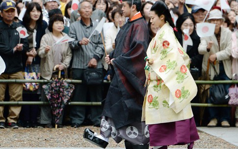 Chùm ảnh: Công chúa Noriko lấy chồng thường dân
