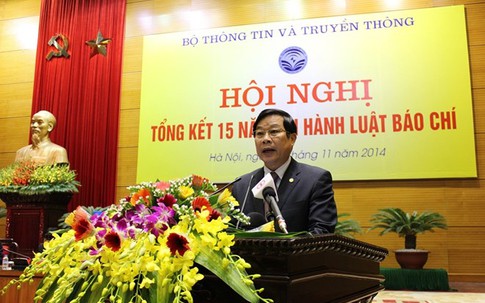 Tổng kết 15 năm thi hành Luật Báo chí