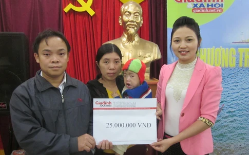 Gần 40 triệu đồng đến với bé 2 tuổi nguy cơ hỏng phổi