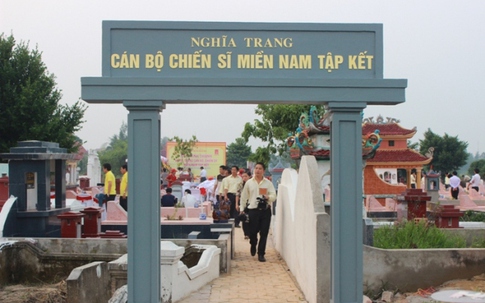 Khánh thành Nghĩa trang cán bộ chiến sỹ miền Nam tập kết