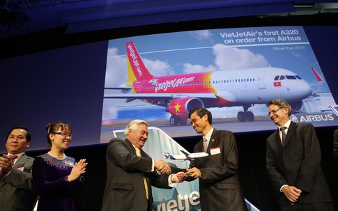 Hãng Vietjet mua thêm máy bay Airbus mới