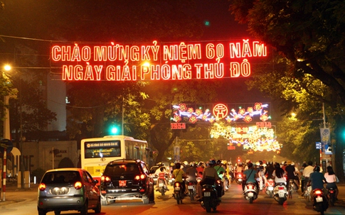 Hà Nội trời rất đẹp ngày 60 năm Giải phóng Thủ đô