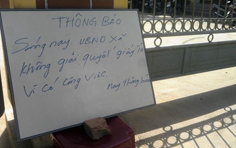Phó chủ tịch xã chết bất thường tại trụ sở