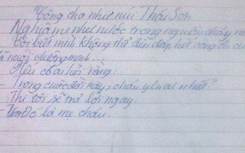 Bài văn tả mẹ đỡ con khi bị tai nạn gây xúc động