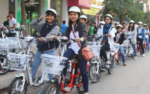 Thi ATGT cùng xe đạp, xe máy điện