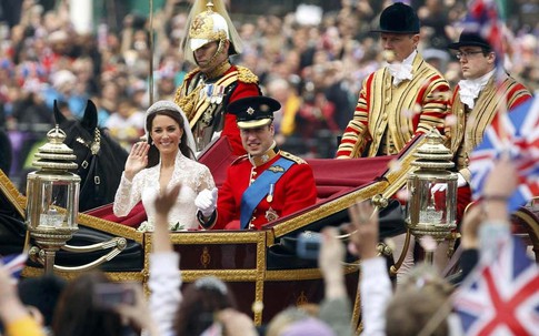 Đo độ "khủng" của các đám cưới hoàng gia