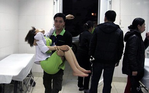 Hàng loạt người bỗng nhiên ngất xỉu trong siêu thị Big C Hà Nội