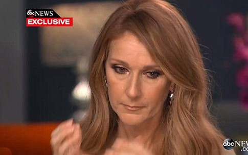 Celine Dion khóc nức nở kể về bệnh tình của chồng