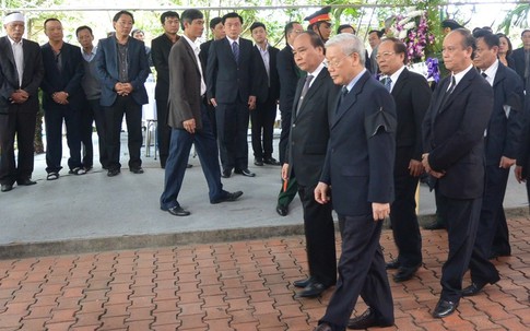 Lãnh đạo Đảng, Nhà nước viếng đồng chí Nguyễn Bá Thanh