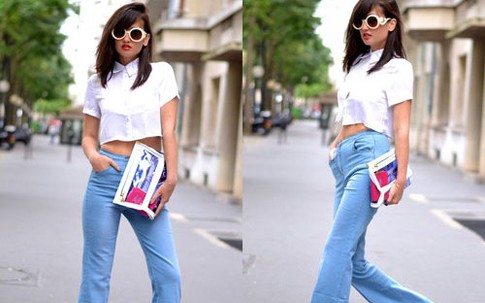 7 cách mặc quần jeans ống loe thời thượng năm 2015