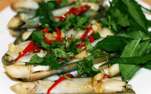 Ốc móng tay - món ngon đến từ biển cả